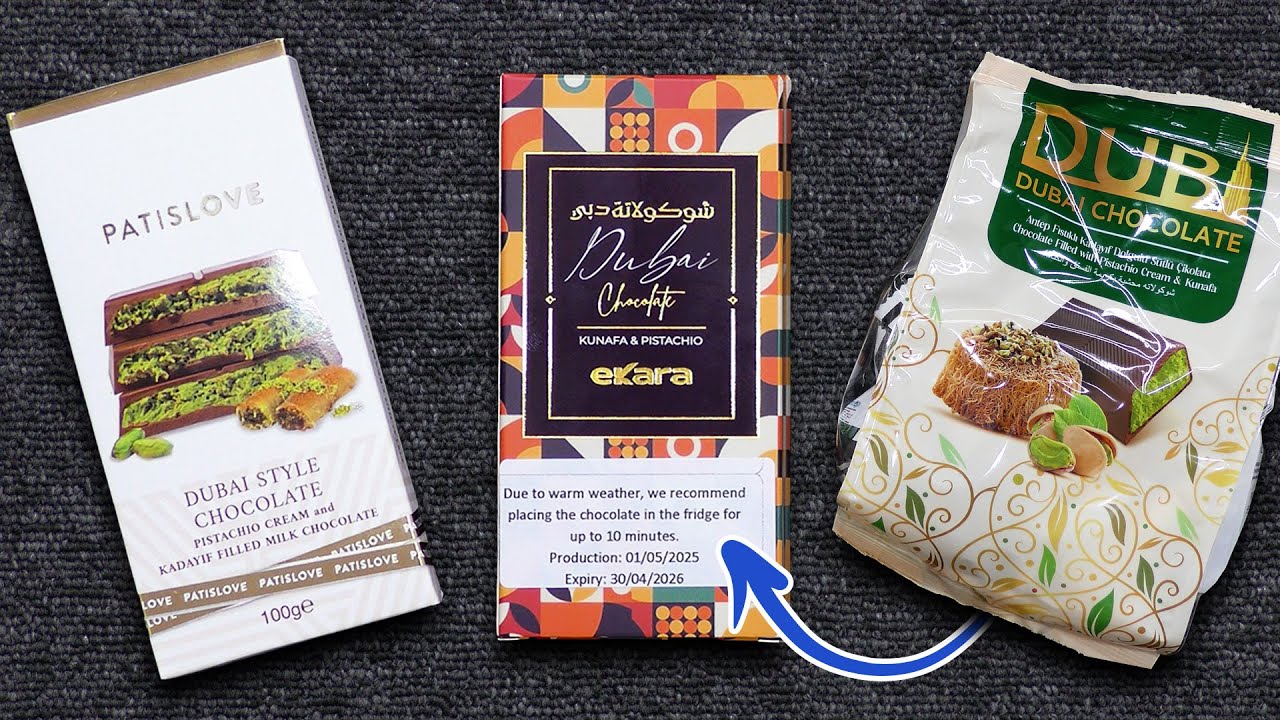 Dubai Chocolate Taste Test (Patislove, Ekara & DUB) - TechBaffle