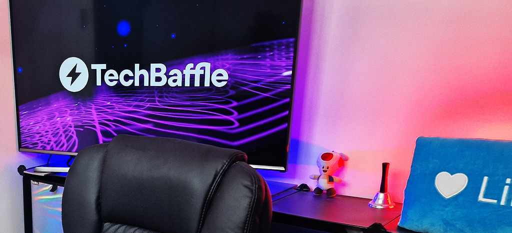 TechBaffle Studio main screen and background